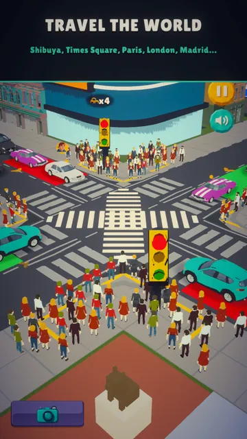 The Shibuya crossing