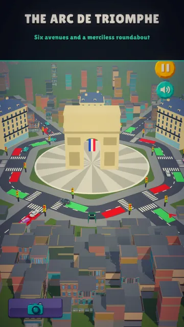 The Arc de Triomphe