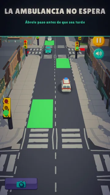 Una ambulancia con prisa